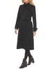 Signature Slick Wool Blend Trench Coat