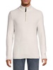 Mockneck Quarter-Zip Sweater