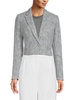 Textured Cropped Blazer