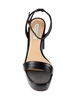 Block Heel Ankle Strap Leather Platform Sandals