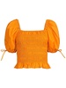 Amber Smocked Crop Top