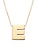 Initial 14K Yellow Gold Necklace