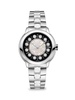 ​​Ishine 38MM Stainless Steel, Topaz, Black Spinel & Mother Of Pearl Bracelet Watch