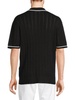 Tipped Silk Blend Knit Polo