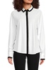 Contrast Collar Shirt