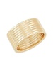 14K Yellow Gold Wide Band Ring