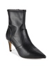 Quartz 76MM Faux Leather Stiletto Boots