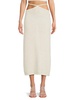 Hedda Knit Wrap Midi Skirt