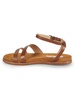 Strappy Leather Flat Sandals