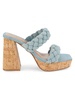 Gemma Braided Block Heel Sandals