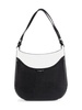 Milou Two Tone Leather Shoulder Bag