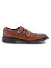 White Label Leather Double Monk Strap Shoes