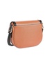 Mini Colorblock Leather Saddle Bag