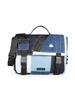 Patchwork Denim Messenger Bag