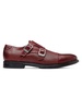 Double Monk-Strap Leather Oxfords