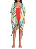 Summer Breeze Multi-Stripe Tassel Kimono