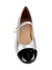 Cap Toe Metallic Mary Janes