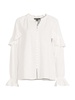 Ruffle Raglan Sleeve Shirt