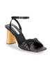 Leather Block Heel Sandals