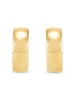 14K Yellow Gold Polished Huggie Earrings