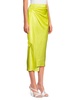 Adrienne Satin Wrap Midi Skirt