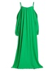 Paloma Exposed Shoulder & Puff Sleeve Maxi Dress