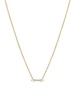 Ellie 14K Goldplated Sterling Silver & Cubic Zirconia Arrow Pendant Necklace