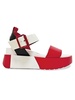 Wonder Sport Colorblock Wedge Sandals