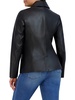 Notch Lapel Leather Jacket