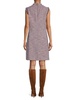 Tweed Knee Sheath Dress