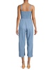 Smocked Chambray Jumpsuit