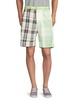 Plaid Flat Front Shorts