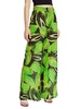 Leaf Print Wide Leg Pants