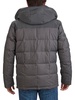 Quilted Flannel Down Faux Fur-Hooded Parka