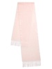 Fringe Trim Cashmere Scarf