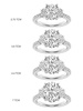 Build Your Own Collection Platinum & Three Stone Lab Grown Diamond Engagement Ring