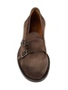 Suede Double Mock Strap Loafers