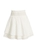 Addison Smocked Tiered Miniskirt