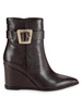 Weslie Point Toe Wedge Ankle Boots