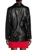 Braellynn Croc Embossed Faux Leather Blazer