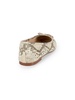 Flora Python-Embossed Ballet Flats