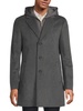 Hooded Wool-Blend Blazer