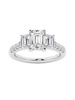 14K White Gold & 2 TCW Lab Grown Diamond Ring