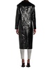 Stella Faux Fur & Vinyl Trench Coat