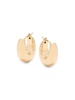 18K Goldplated Silver Chunky Huggie Earrings