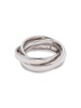 14K White Gold Rolling Ring