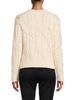 Crimped Cable Knit Sweater