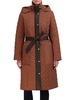 Signature Hooded Belted Long Coat