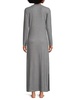 V Neck Sweatshirt Maxi Dress