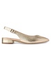 Mazie Leather Slingback Flats